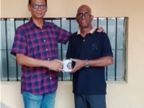 Mr Velu Dayananda from France, an Old Boy