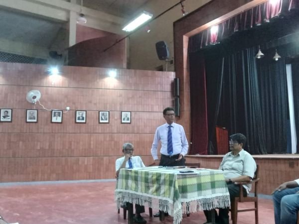 OBU President addressing the gathering